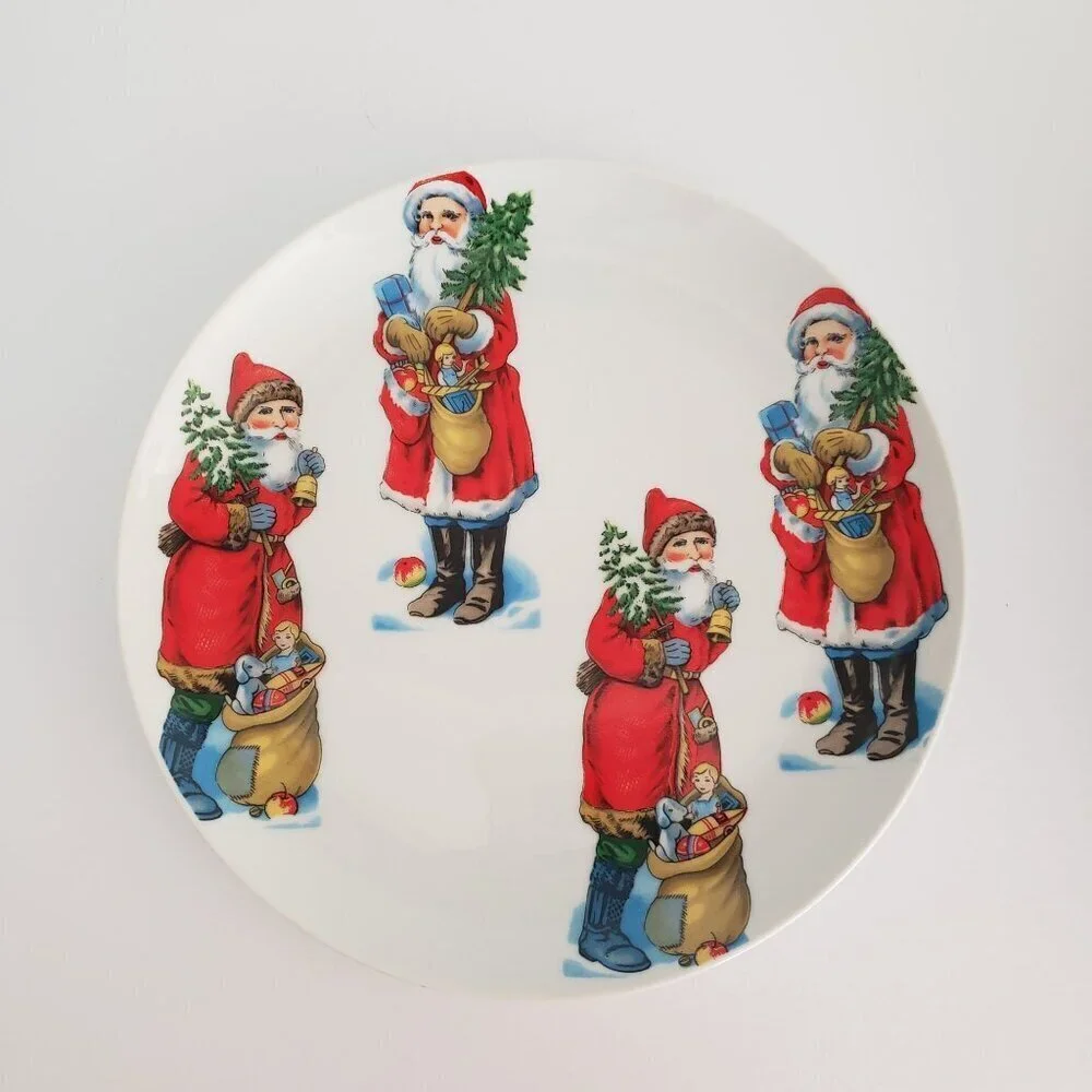 Set Of 4 Vintage Santa Claus 10
